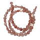 Cherry Quartz Glass Beads Strands QUAR-5D-2