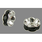 Латунные бусины разделители для поставки стразов RB-A014-L8mm-02S