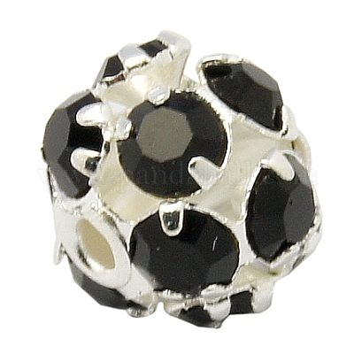 Perline strass in Ottone&nbsp;RB-H034-2-1