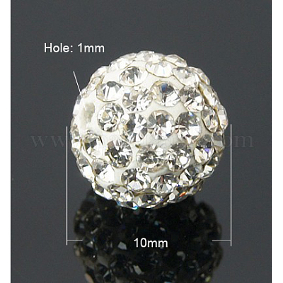 Бусины со стразами RB-Q184-1-1