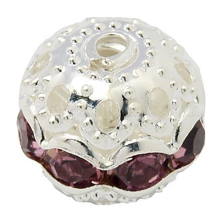 Perline strass in Ottone RB-A011-10mm-10S-1