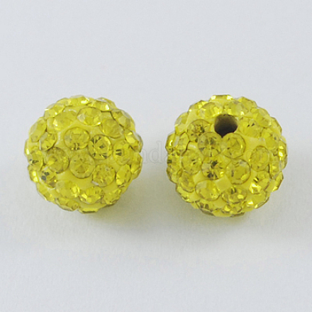 Pave Disco Ball Beads RB-A170-8mm-3-1