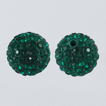 Pave Disco Ball Beads RB-A180-12mm-5-1