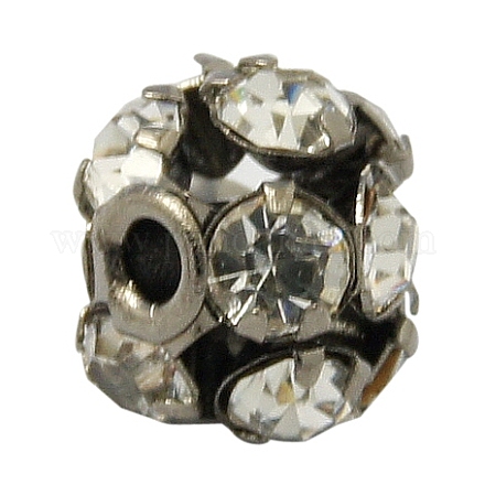 Abalorios de Diamante de imitación de latón RB-H034-12-1