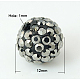 Pave Disco Ball Beads RB-Q195-12mm-1-1