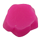 樹脂カボション  花  濃いピンク  直径約18mm  厚さ7mm RBA450-4-2