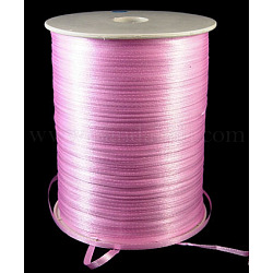 Doppelseitiges Satinband, Polyesterband, Lavendel erröten, 1/8 Zoll (3 mm) breit, etwa 880 yards / Rolle (804.672 m / Rolle)