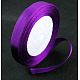 Cinta de raso violeta oscuro de una sola cara RC006-35-1