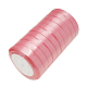 Cinta de conciencia rosa de cáncer de mama que hace materiales cinta de raso de una sola cara RC20mmY082-1