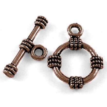 Tibetan Style Alloy Toggle Clasps RLF0141Y-1