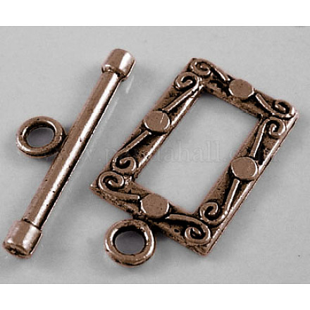 Tibetan Style Alloy Toggle Clasps RLF5079Y-NF-1