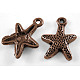 Tibetan Style Alloy Starfish/Sea Stars Charms RLF0463Y-1