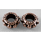 Tibetan Red Copper Metal Spacer Beads RLF0569Y-1