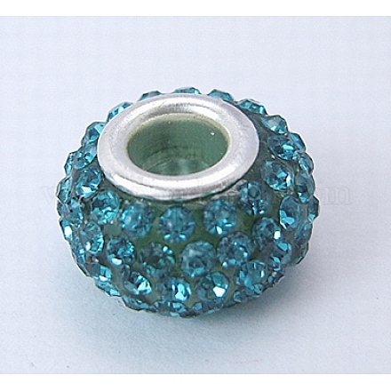 Resin European Rhinestone Beads RPDL-N007-11-1