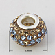 Resin Rhinestone European Beads RPDL-RPDL-N007-14-1