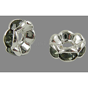 Латунь марки А горный хрусталь Spacer бисер RSB160NF-03
