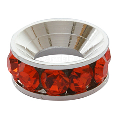 Grade strass ottone distanziatore perline&nbsp;RSB418-S