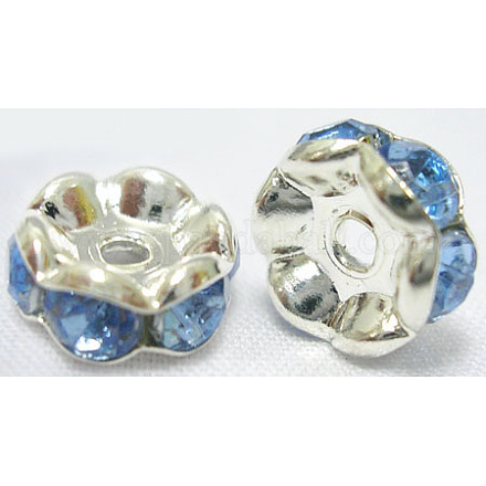 Rhinestone Spacer Beads RSB010C08-1