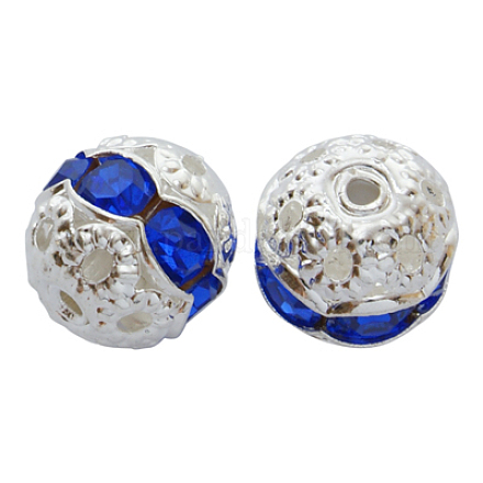 Perline strass in Ottone RSB417-8mm-15S-1