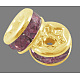 Brass Grade A Rhinestone Spacer Beads RSB034NF-07G-1