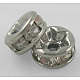 Middle East Rhinestone Spacer Beads RSB035NF-01K-1
