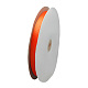 グログランリボン  オレンジ  1/4インチ（6mm）  約100ヤード/ロール（91.44メートル/ロール） RW6mmY024-1