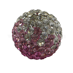 Austrian Crystal Beads, Pave Ball Beads, with Polymer Clay inside, Round, about 10mm in diameter, hole: 1mm