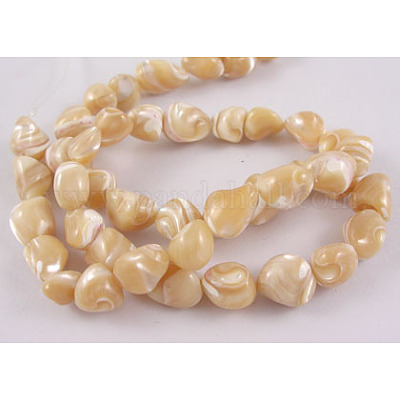 Нити бусин из натуральной ракушки erose SH012-1