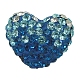 Austrian Crystal Pave Beads SH14X11MM243-1