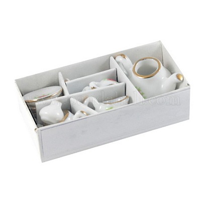 Украшения фарфора чайный сервиз&nbsp;SJEW-R019-1