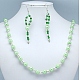 Glass Pearl Jewelry Sets SJEW-JS00040-07-1