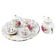 Porcelain Tea Set Decorations SJEW-ROO7-1