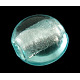 Handmade Silver Foil Glass Beads SLF12mm05Y-1