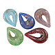 Handmade Silver Foil Glass Pendants SLSP331-1