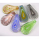 Handmade Silver Foil Glass Big Pendants SLSP82-1