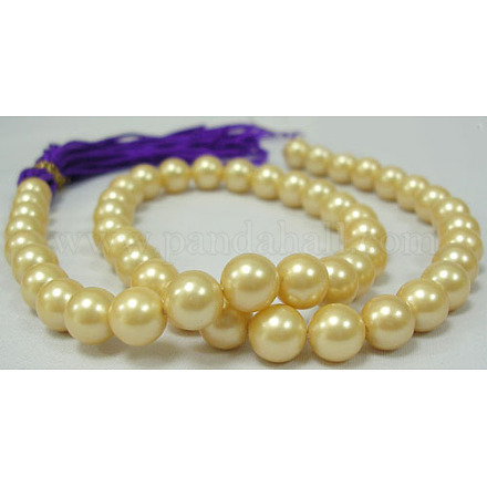 Shell Pearl Beads Strands SP14MM720-1