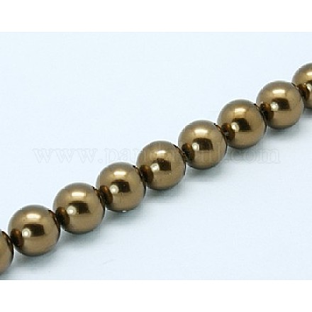 Shell Pearl Beads Strands SP8MM212-1