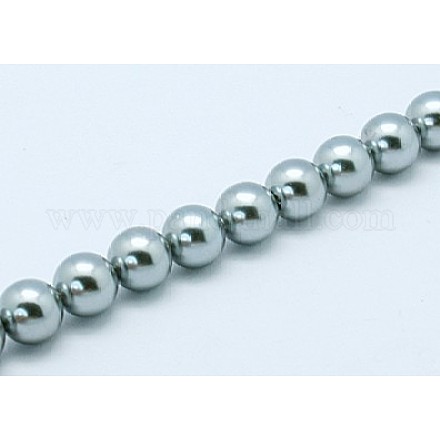 Shell Pearl Beads Strands SP8MM228-1