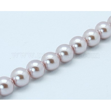 Shell Pearl Beads Strands SP8MM233-1