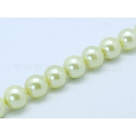 Shell Pearl Beads Strands SP8MM236-1