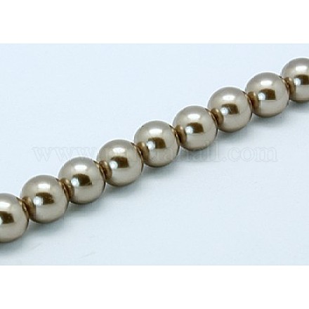 Shell Pearl Beads Strands SP8MM237-1
