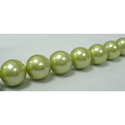Shell Pearl Beads Strands SP8MM645-1