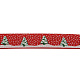 Cinta del grosgrain cinta impresa árbol de navidad SRIB-H007-250-1
