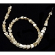 Natural Sea Shell Beads Strands SSHEL-7X7-2