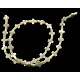 Shell normal de perles blanches de brins SSHEL-F0812C-2
