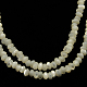 Shell normal de perles blanches de brins SSHEL-L034-1-1