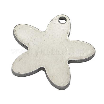 201 Stainless Steel Stamping Blank Tag Pendants STAS-H033-1-1