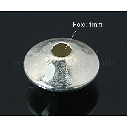Argento sterling piattino distanziatore perline STER-A010-119-1