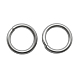 304 Stainless Steel Open Jump Rings STAS-H017-1