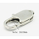304 Stainless Steel Lobster Claw Clasps STAS-Q046-2-2